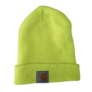 CARHARTT – Neon Yellow Acrylic Knit Beanie / Watch Hat os (unisex)